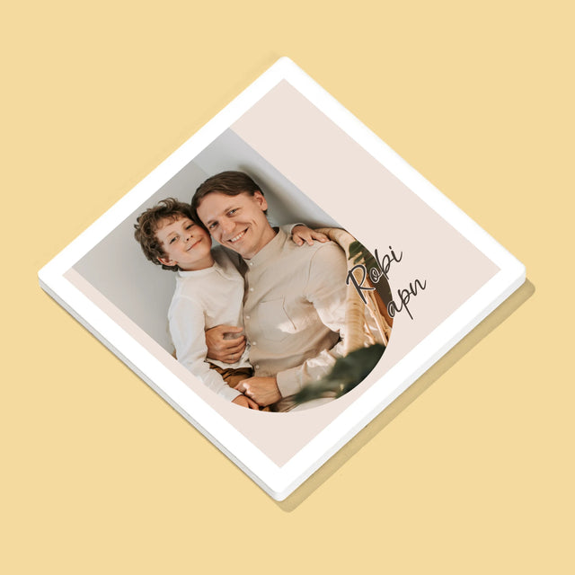 Fotó És Felirat: Fényképek A Családról - Poháralátét