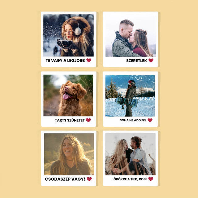 Fotó És Felirat: Pozitív Gondolatok - Poháralátét