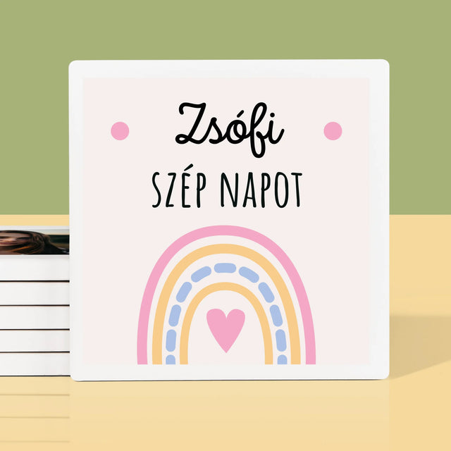 Fotókollázs: Szép Napot - Poháralátét