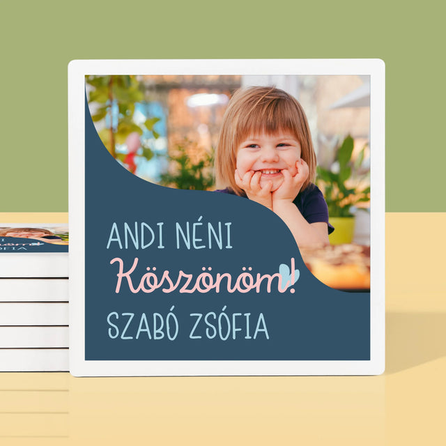 Fotó És Felirat: Emléktárgy Ovónéninek - Poháralátét