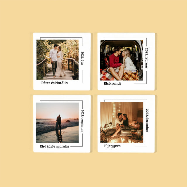 Közös Történetünk: Közös Pillanataink - Poháralátét