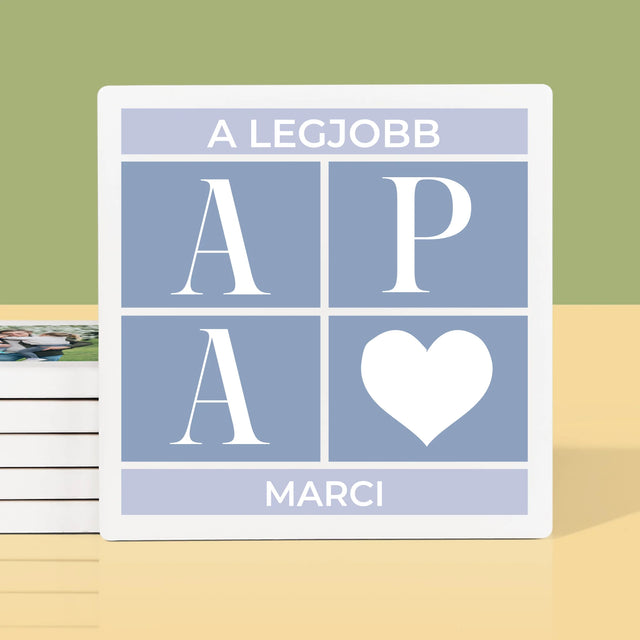 Fotókollázs: Legjobb Apa Kollázs - Poháralátét