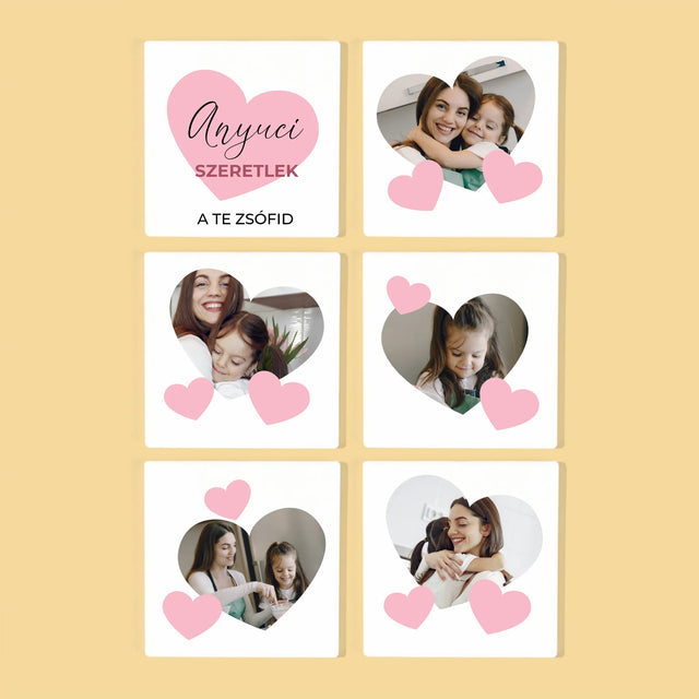 Fotókollázs: Anyuci - Poháralátét