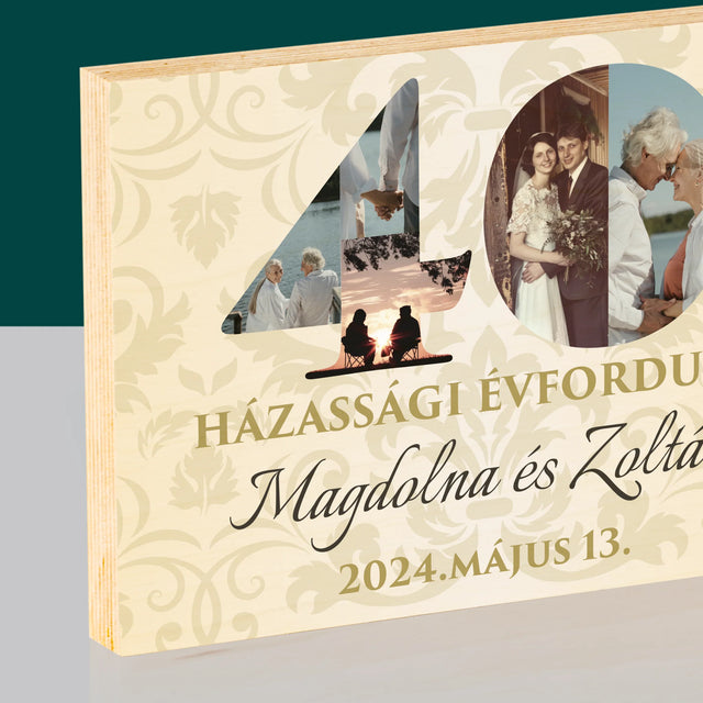 Szó Fotókból: 40. Házassági Évforduló - Nyomtatás Fára