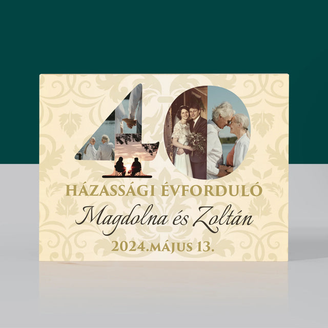 Szó Fotókból: 40. Házassági Évforduló - Nyomtatás Fára
