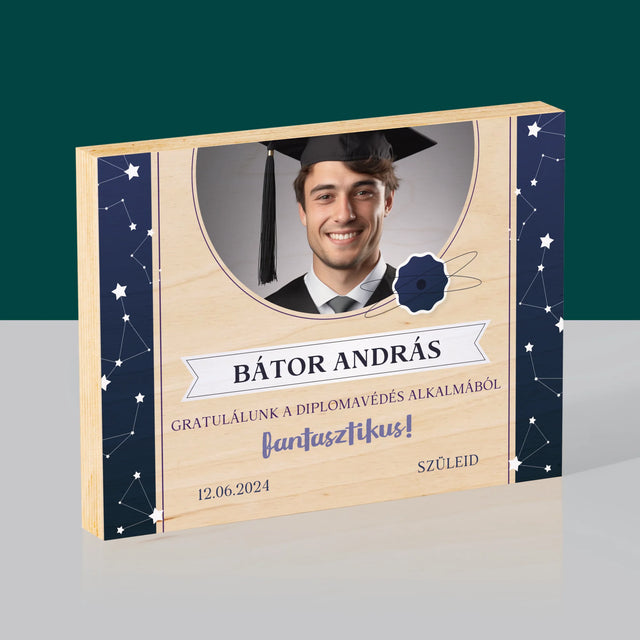 Fotó És Felirat: Gratulálunk A Diplomavédés Alkalmából - Nyomtatás Fára