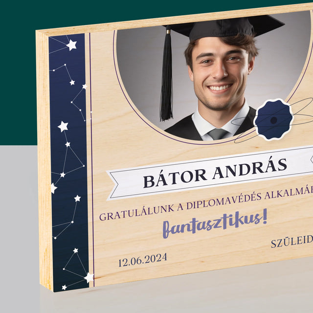 Fotó És Felirat: Gratulálunk A Diplomavédés Alkalmából - Nyomtatás Fára