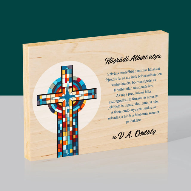 Név És Aláírás: Köszönet Kereszt - Nyomtatás Fára