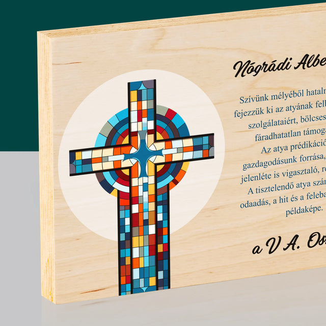 Név És Aláírás: Köszönet Kereszt - Nyomtatás Fára