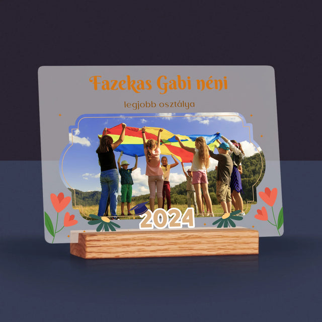 Fotó És Felirat: A Legjobb Osztály - Akrilüvegre Nyomtatott Kép
