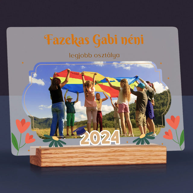 Fotó És Felirat: A Legjobb Osztály - Akrilüvegre Nyomtatott Kép