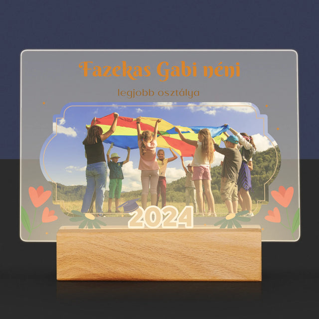 Fotó És Felirat: A Legjobb Osztály - Akrilüvegre Nyomtatott Kép