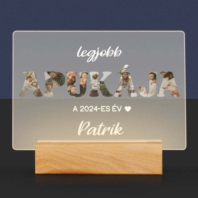 Szó Fotókból: Az Év Legjobb Apukája - Akrilüvegre Nyomtatott Kép