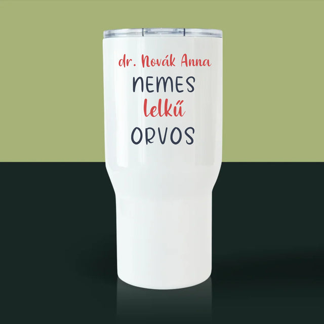 Fotó És Felirat: Nemes Lelkű Orvos - Fehér Termoszbögre