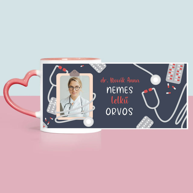 Fotó És Felirat: Nemes Lelkű Orvos - Bögre