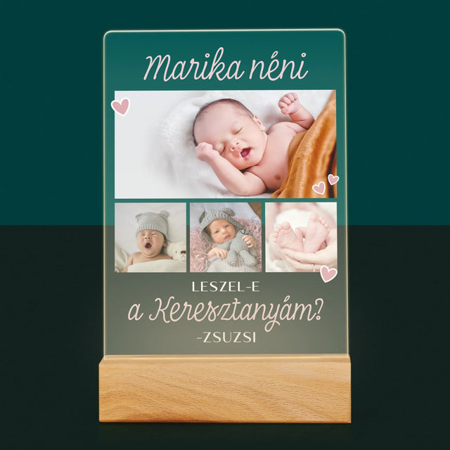 Fotókollázs: Leszel-E A Keresztanyám - Akrilüvegre Nyomtatott Kép
