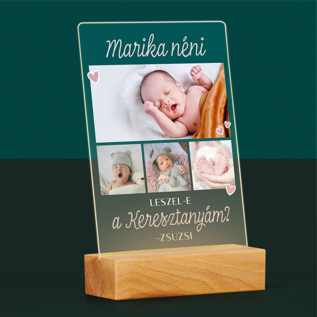 Fotókollázs: Leszel-E A Keresztanyám - Akrilüvegre Nyomtatott Kép