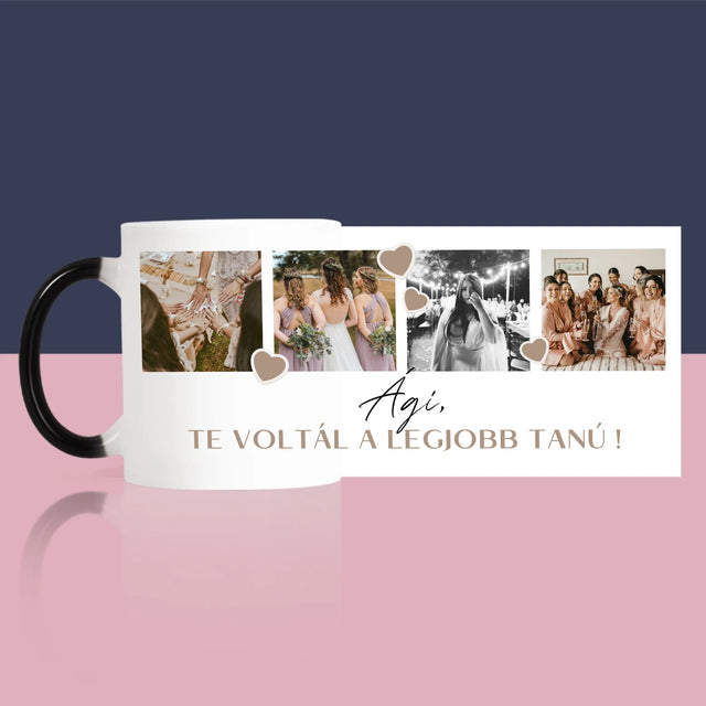 Fotókollázs: Köszönet Kollázs Képekből A Tanúnak - Bögre