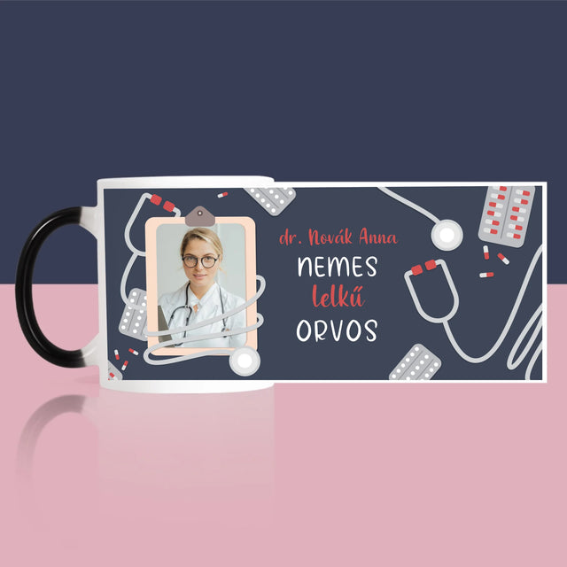 Fotó És Felirat: Nemes Lelkű Orvos - Bögre