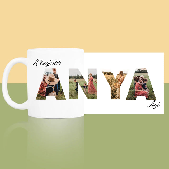 Szó Fotókból: Anya Kollázs A Képeidből - Bögre