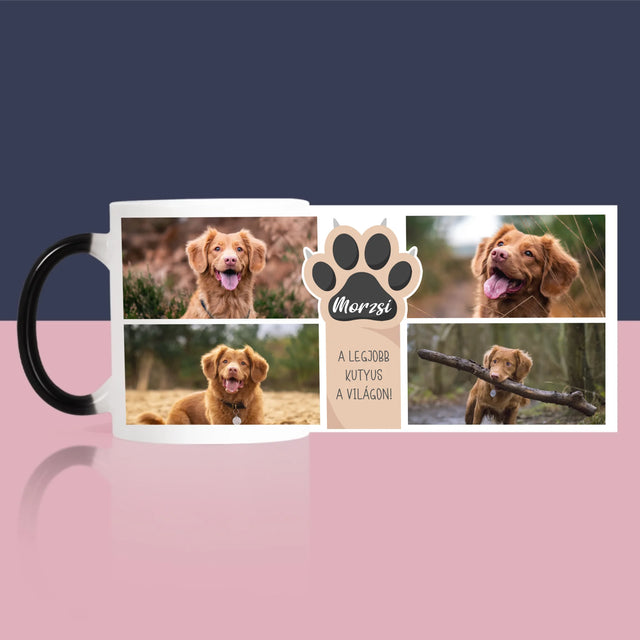 Fotókollázs: A Legjobb Kutya - Bögre
