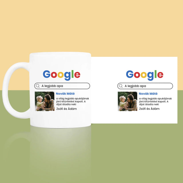 Fotó És Felirat: Legjobb Apa Google Keresés - Bögre