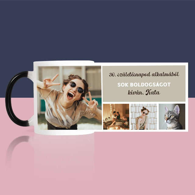 Fotókollázs: Születésnapi Kollázs - Bögre