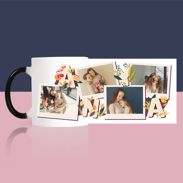 Fotókollázs: Anya Betűk - Bögre