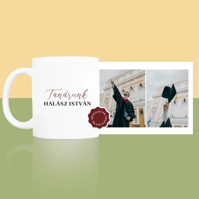 Fotókollázs: Tanárunk - Bögre