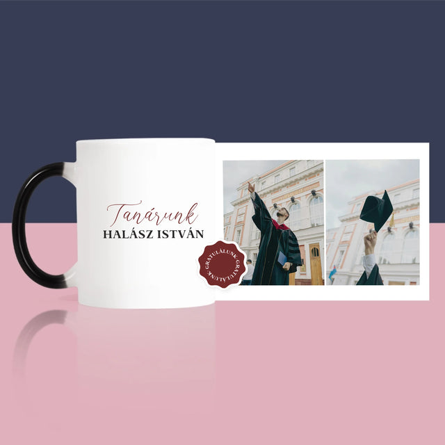 Fotókollázs: Tanárunk - Bögre