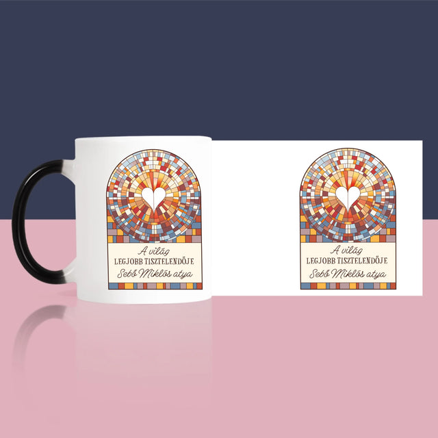 Név És Aláírás: A Világ Legjobb Tisztelendője - Bögre