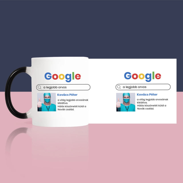 Fotó És Felirat: Google-Találat A Legjobb Orvosra - Bögre