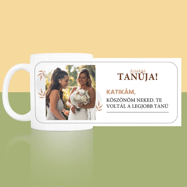 Fotó És Felirat: Álmaim Tanúja - Bögre