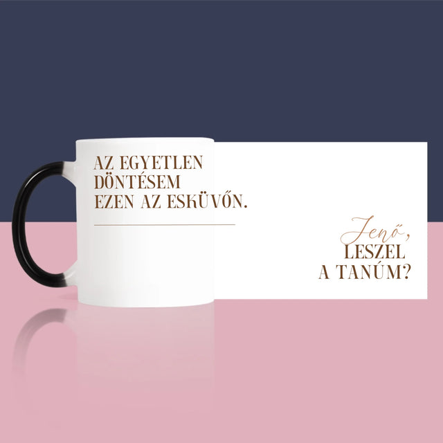 Név És Aláírás: Az Egyetlen Döntésem - Bögre