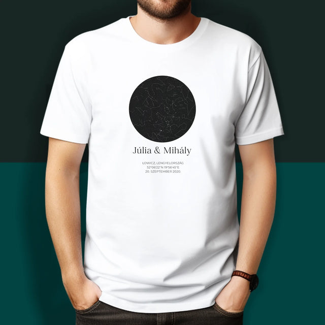 Csillagtérkép: Csillagtérkép: Szerelmeseknek - Pólók Párnak