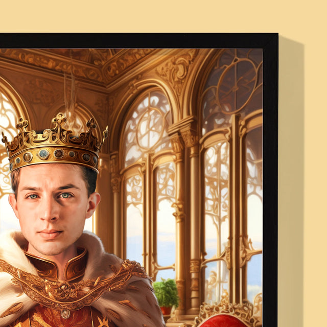 Királyi Portré: Uralkodó - Keretes Nyomtatott Kép 30X40