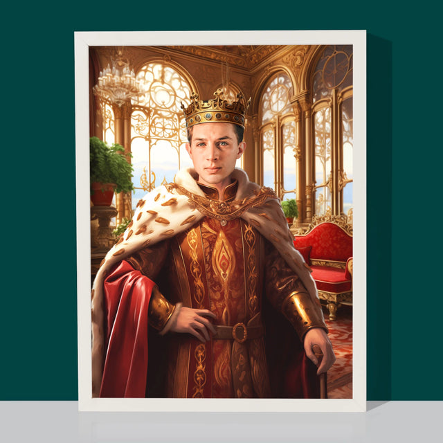 Királyi Portré: Uralkodó - Keretes Nyomtatott Kép 30X40