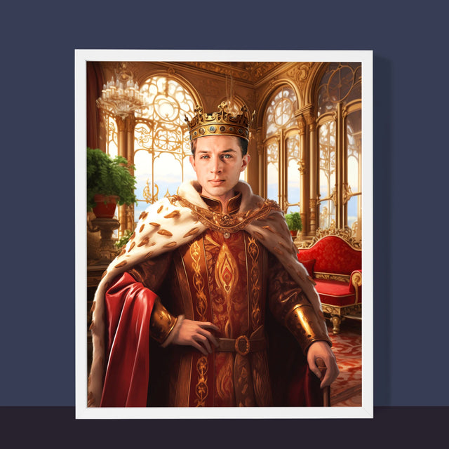 Királyi Portré: Uralkodó - Keretes Nyomtatott Kép 30X40