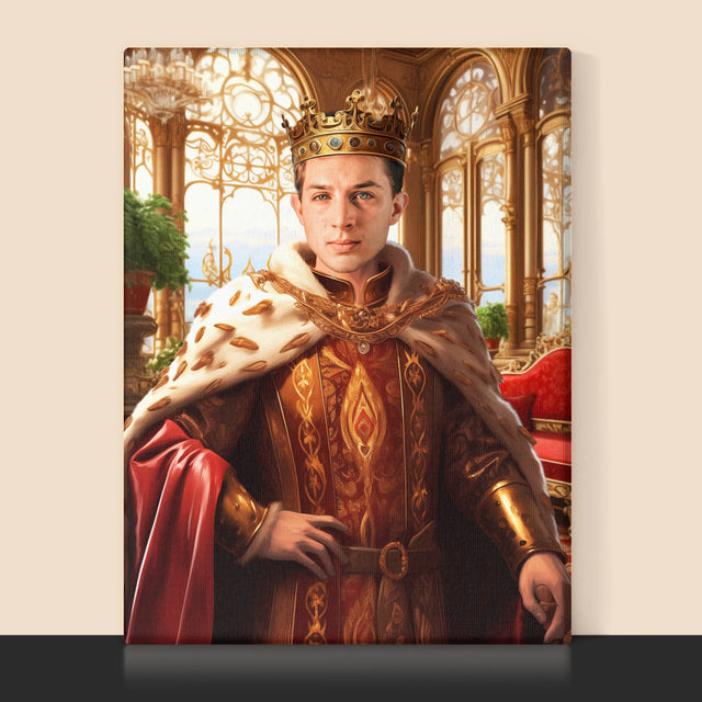 Királyi Portré: Uralkodó - Keretes Nyomtatott Kép 30X40