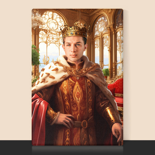 Királyi Portré: Uralkodó - Keretes Nyomtatott Kép 30X40