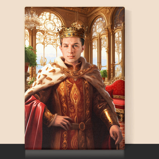 Királyi Portré: Uralkodó - Keretes Nyomtatott Kép 30X40