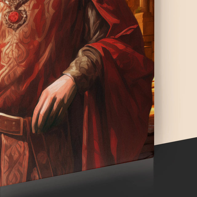 Királyi Portré: Király - Keretes Nyomtatott Kép 30X40