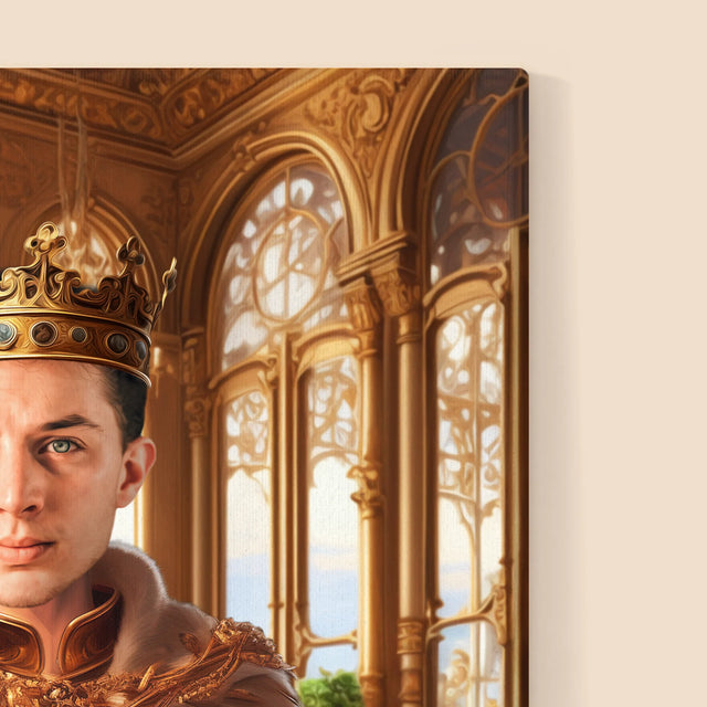 Királyi Portré: Uralkodó - Keretes Nyomtatott Kép 30X40