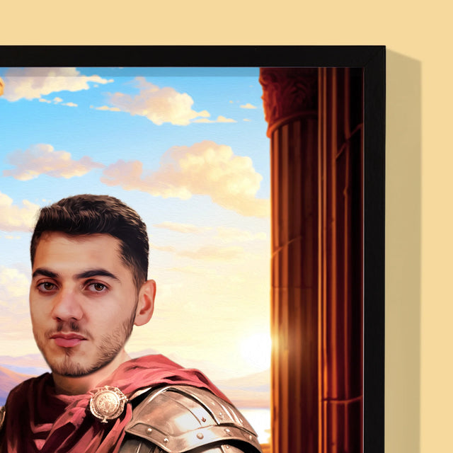 Királyi Portré: Harcos - Keretes Nyomtatott Kép 30X40