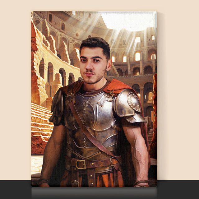 Királyi Portré: Gladiátor - Keretes Nyomtatott Kép 30X40