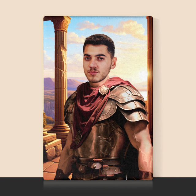 Királyi Portré: Harcos - Keretes Nyomtatott Kép 30X40