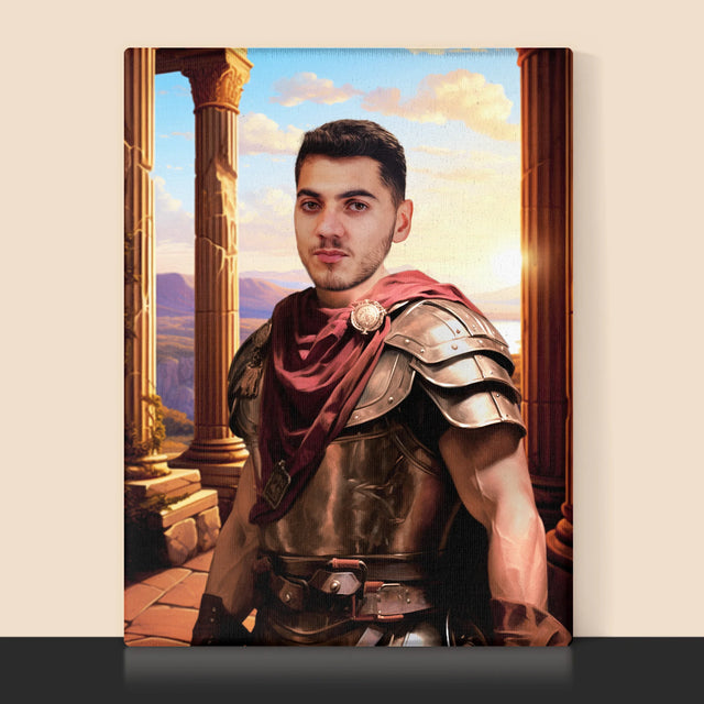 Királyi Portré: Harcos - Keretes Nyomtatott Kép 30X40