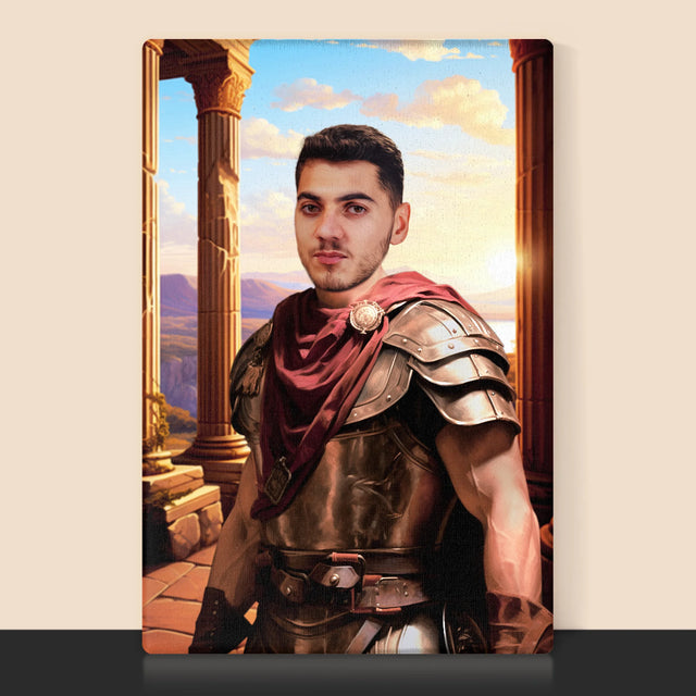 Királyi Portré: Harcos - Keretes Nyomtatott Kép 30X40