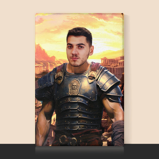Királyi Portré: Római Katona - Keretes Nyomtatott Kép 30X40