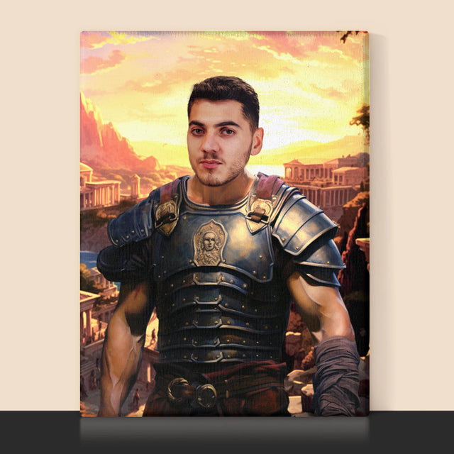 Királyi Portré: Római Katona - Keretes Nyomtatott Kép 30X40